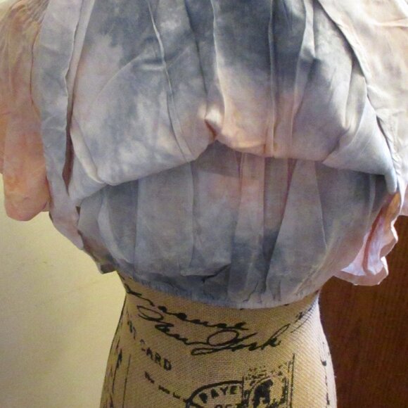 NWT!! Kiwi + Punch Miami Crop Top Pink & Blue (Blush Storm) Tie Dye, Size S - Picture 5 of 11